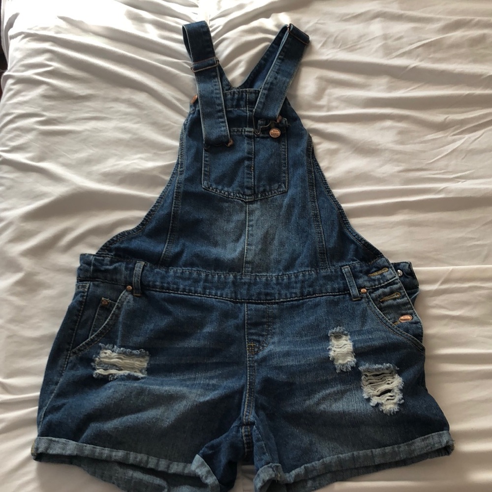 Denim overalls